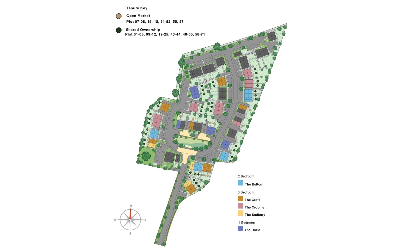 Green Vale site plan