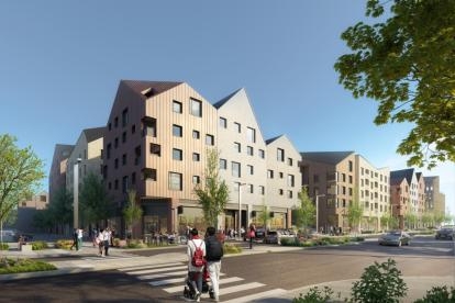 CGI representation of the Laindon regeneration project