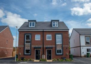 Semi detached homes at The Green Vale development